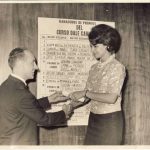 Barbara receiving Dale-Carnegie certificate