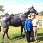 Barbara & Peter with horse